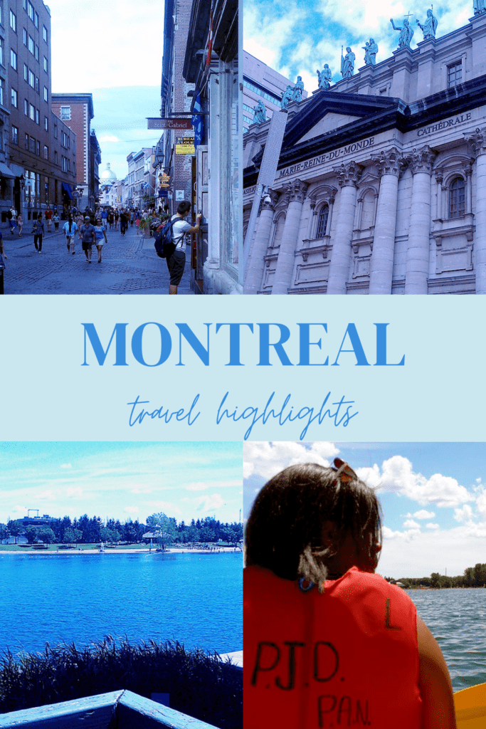 This is a Pinterest image for travel highlights in Montreal, Quebec, Canada. Save this pin to get tips on your next trip to Montreal.