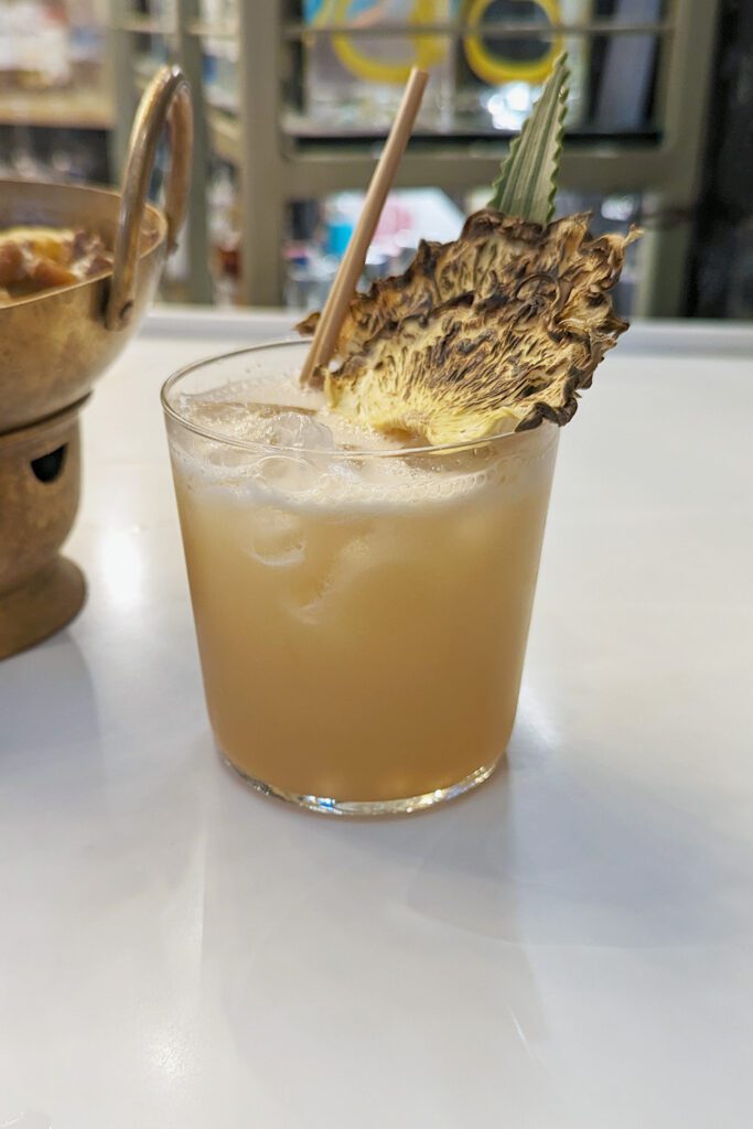 This is an image of the Matador, a craft cocktail from Sisters Thai Alexandria.