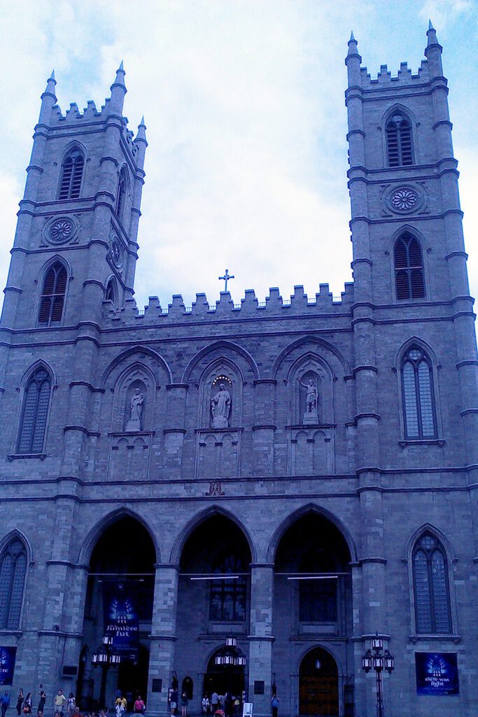 This is an image of the Notre Dame Basilica in Montreal, Quebec, Canada. This photo was taken in 2013 by T from Sundays at T's.