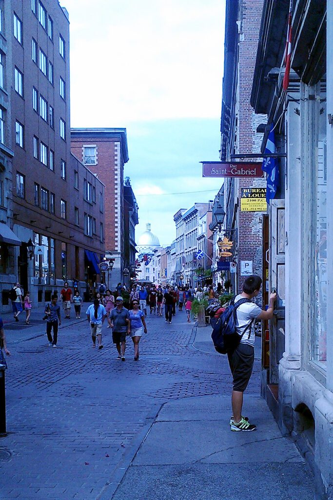 Walk the streets of Old Montreal and pop into artisan shop and view the picturesque architecture. This photo was taken in 2013 by T from Sundays at T's.