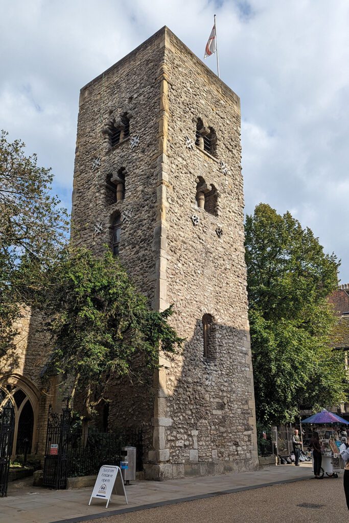 This is an image of the Saxon Tower of St. Michael at the North Gate in Oxford.