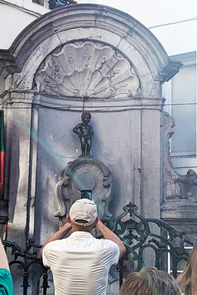 This is an image of Manneken Pis in the heart of Brussels, Belgium.
