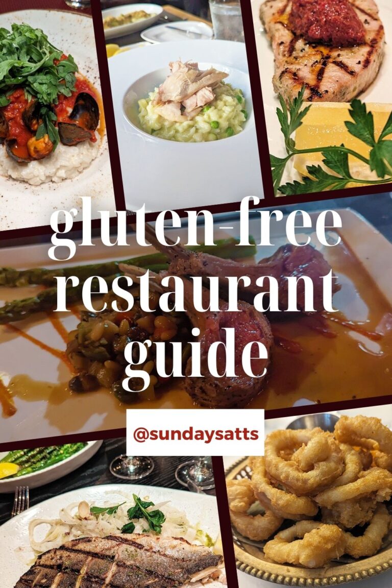 GlutenFree Restaurant Guide Sundays at T's Travel